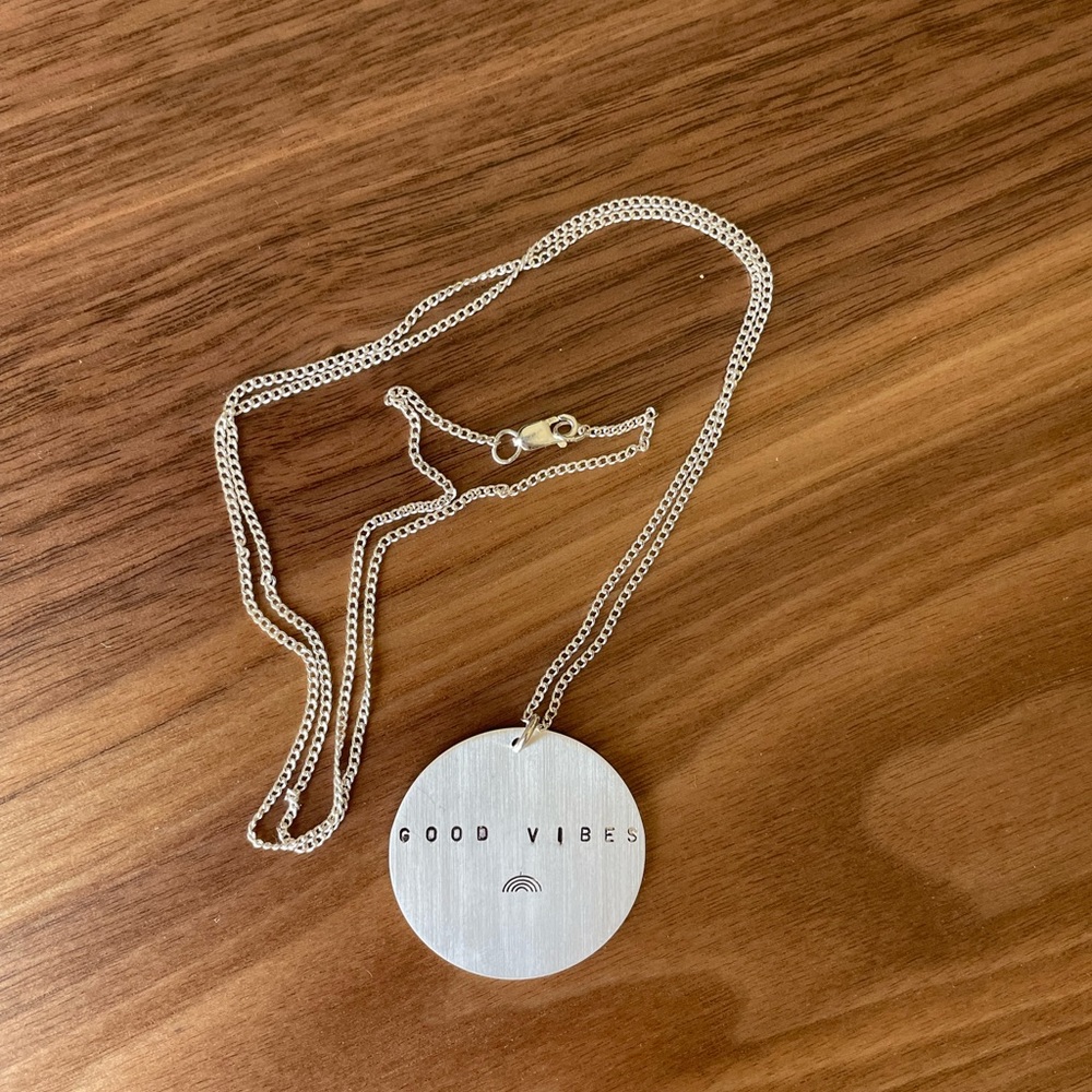 James Michelle “Good Vibes” necklace